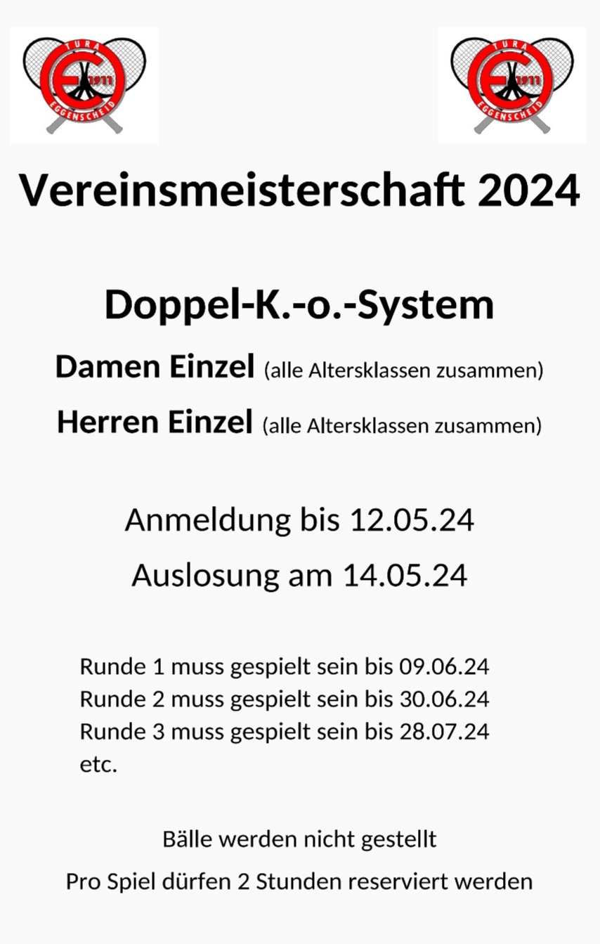 2024 Vereinsmeisterschaft