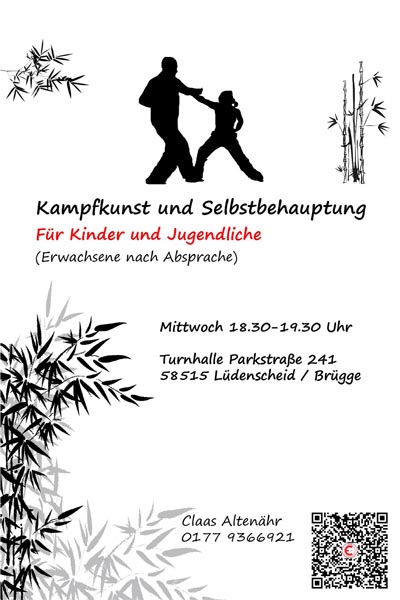 Flyer Kampfkunst